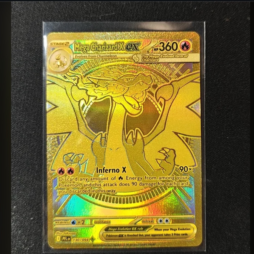 Mega Charizard EX Holographic Card